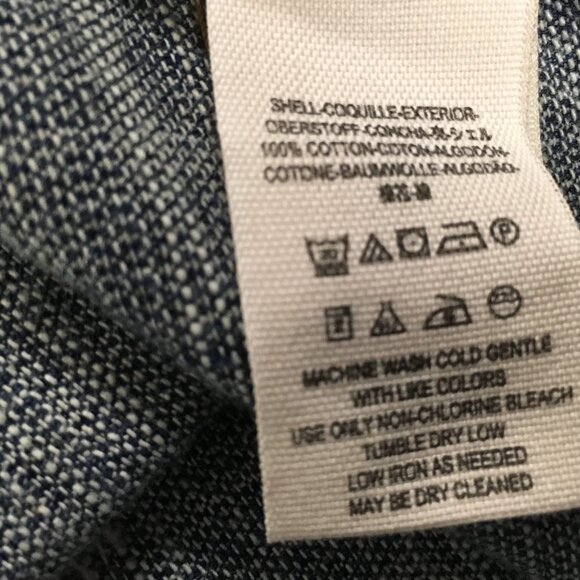 Free People blue denim distressed zip moto bomber cotton jacket New S - Picture 10 of 10